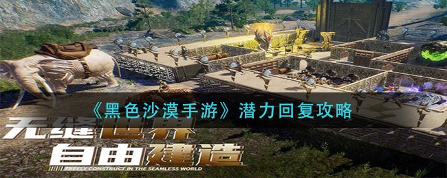 黑沙手游怎么恢复潜力