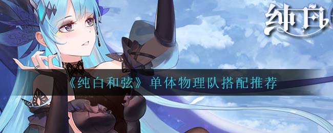 纯白和弦单体物理队搭配玩法详解