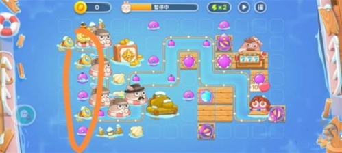 保卫萝卜4阿波尼克号35关通关流程