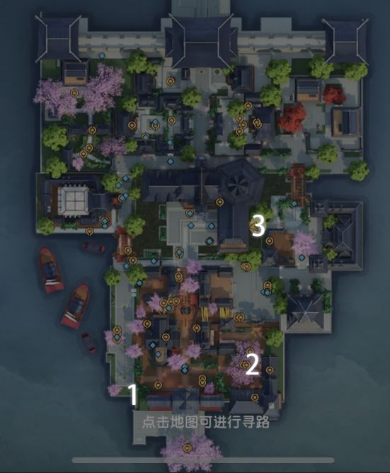 秦时明月世界谭松松NPC位置在哪？全地图谭松松位置坐标图文汇总[多图]图片2