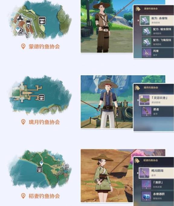 原神鱼饵合成材料大全 鱼饵图纸获得方法介绍[多图]图片1