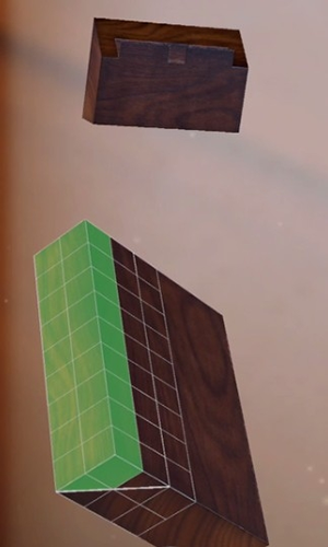 匠木暗燕尾格角榫板接图片1