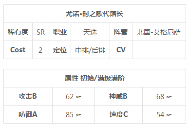 时之歌各国英雄哪个好用