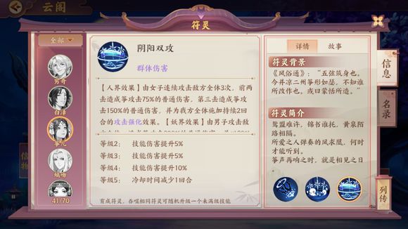 云梦四时歌筝儿有什么技能