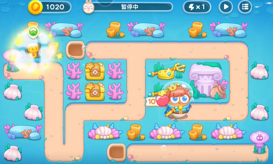 保卫萝卜4海的闺女第86关攻略