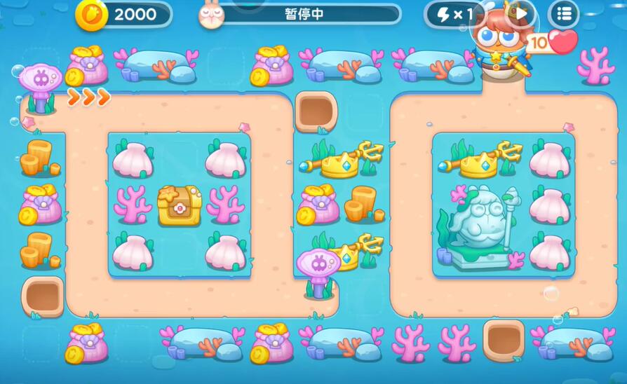 保卫萝卜4海的闺女第119关攻略