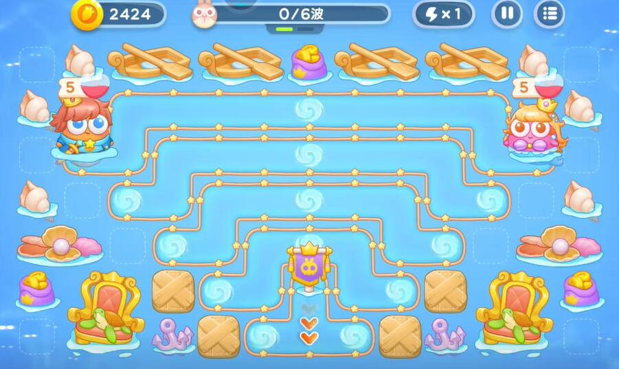 保卫萝卜4海的闺女第115关攻略