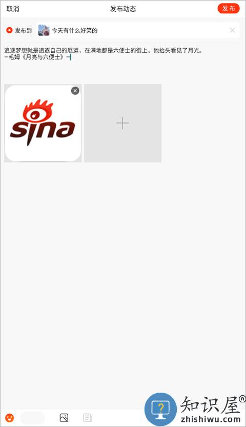 新浪新闻怎么发动态