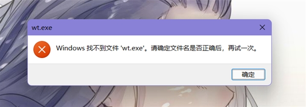 win11提示找不到wt.exe文件怎么办