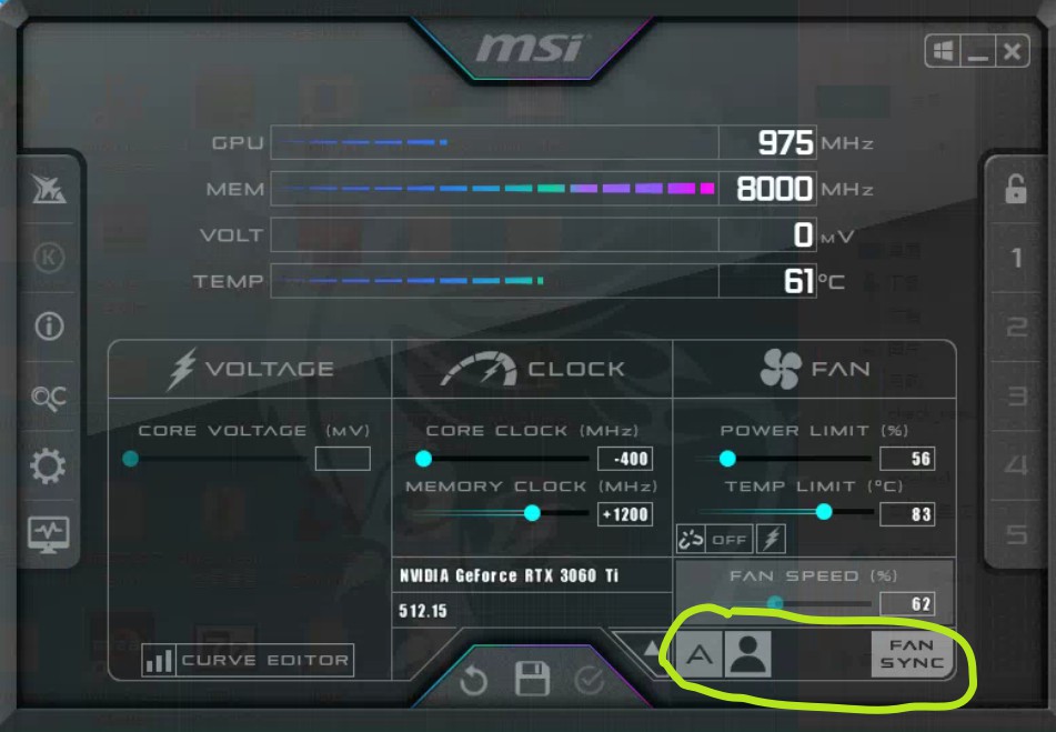 微星afterburner怎么调风扇?msi afterburner调整风扇转速的方法