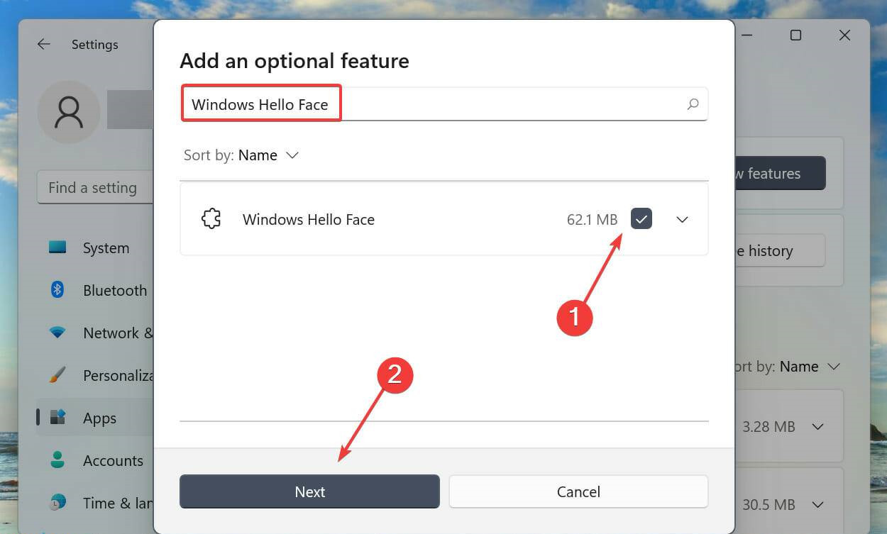win11电脑怎么安装Hello面部驱动程序？