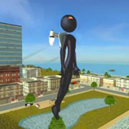 守卫都市火柴蜘蛛侠绳索英雄游戏下载v1.0.4 安卓版