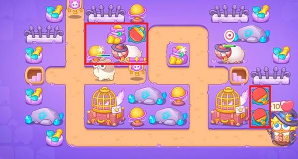 保卫萝卜4阿波与魔法宝藏第116关通关攻略