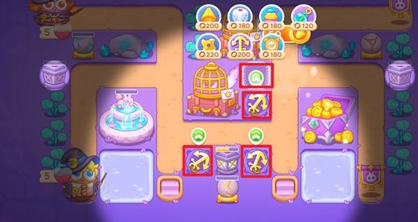 保卫萝卜4阿波与魔法宝藏第109关通关攻略