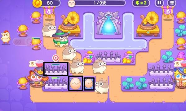 保卫萝卜4阿波与魔法宝藏第103关通关攻略