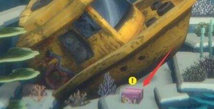 《潜水员戴夫》达夫的粉色快递位置介绍