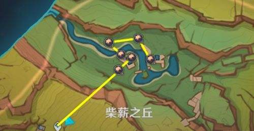 《原神》灼灼彩菊位置分布及最高效采集路线