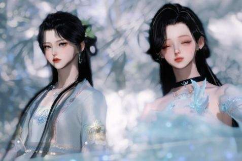 《逆水寒手游》台服捏脸数据|蓝梨脸部数据|捏脸导入教程