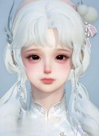 《逆水寒手游》台服捏脸数据|白发萝莉脸部数据|捏脸导入教程